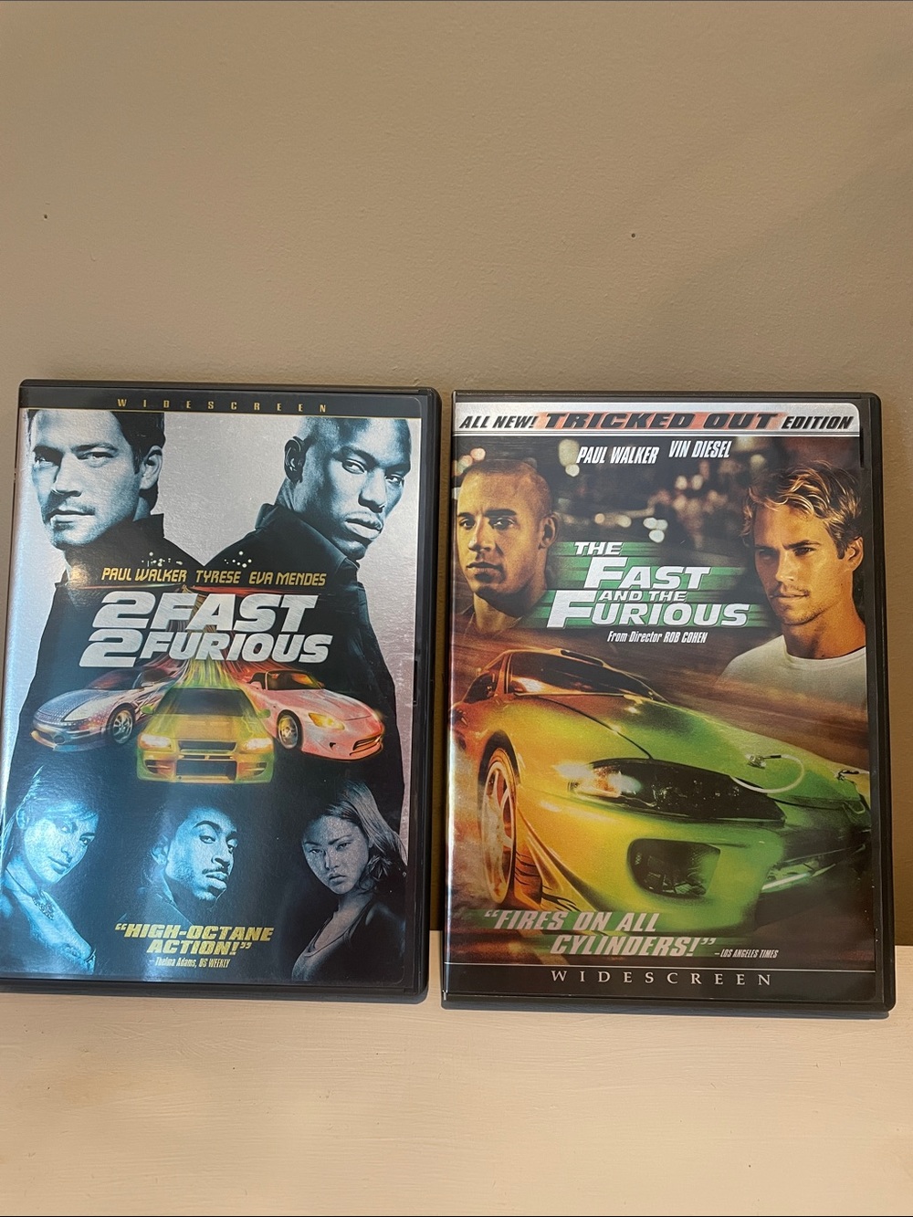 Fast and furious dvd set of 2